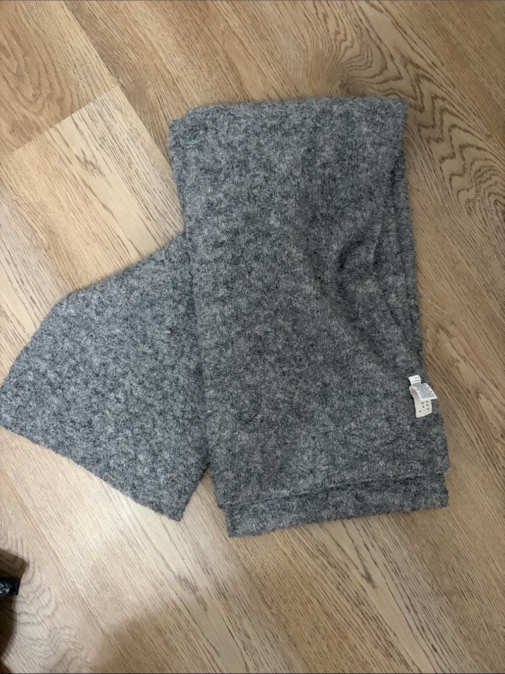 a new day Gray Wool-Blend Scarf